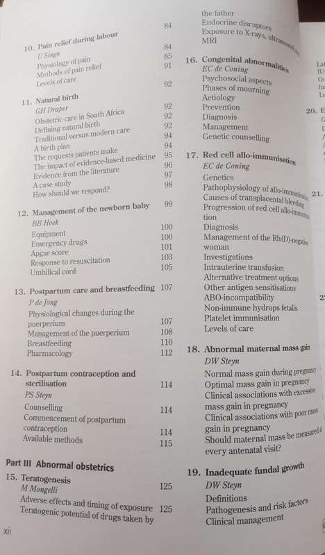 Obstetrics in Southern Africa 2nd Edition by H S Cronje & C J F Grobler