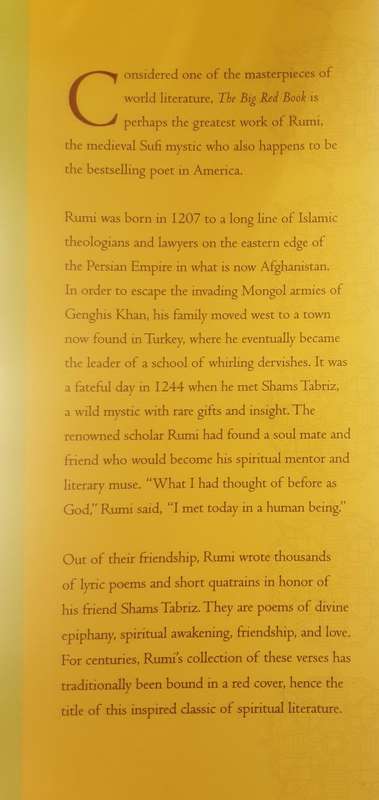 Rumi, The Big Red Book by Coleman Barks