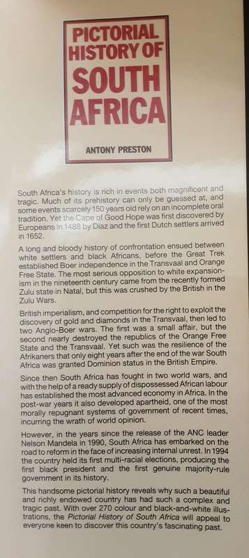 Pictorial History of South Africa by Antony Preston