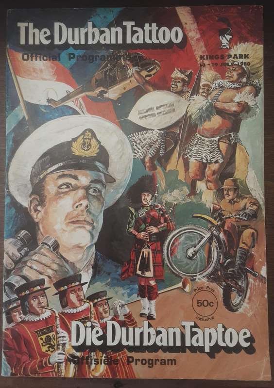 The Durban Tattoo Official Programmes 1980,1981 and 1985