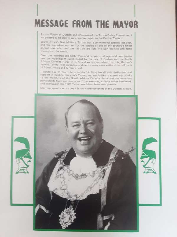 The Durban Tattoo Official Programmes 1980,1981 and 1985