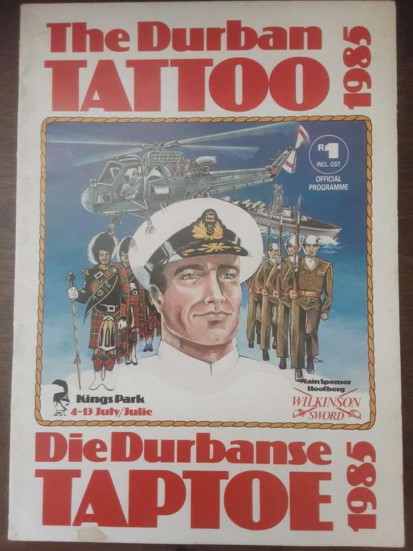 The Durban Tattoo Official Programmes 1980,1981 and 1985