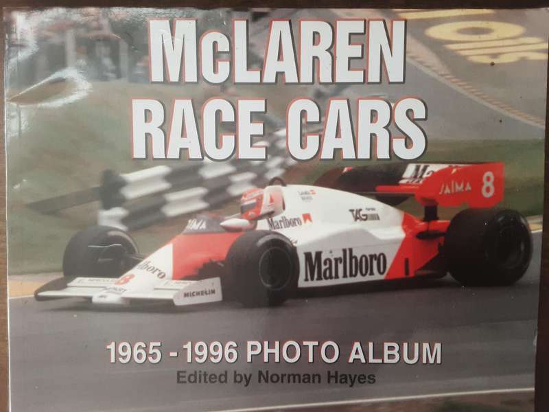 McLaren Race Cars 1965 1996 Photo Album edited by Norman Hayes