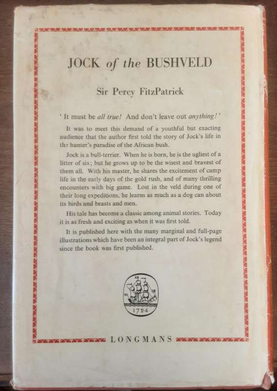 Jock of the Bushveld by Sir Percy Fitzpatrick