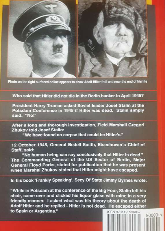 Hitler in Argentina The Documented Truth of Hitler's Escape from Berlin by Harry Cooper