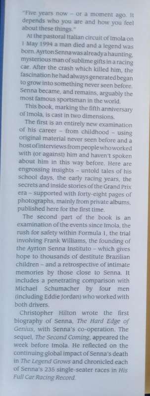 Ayrton Senna As Time Goes By by Christopher Hilton