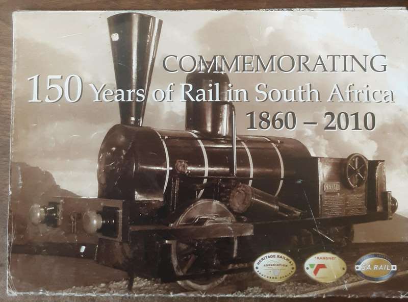 Commemorating 150 Years of Rail in South Africa 1860 2010 fold out map