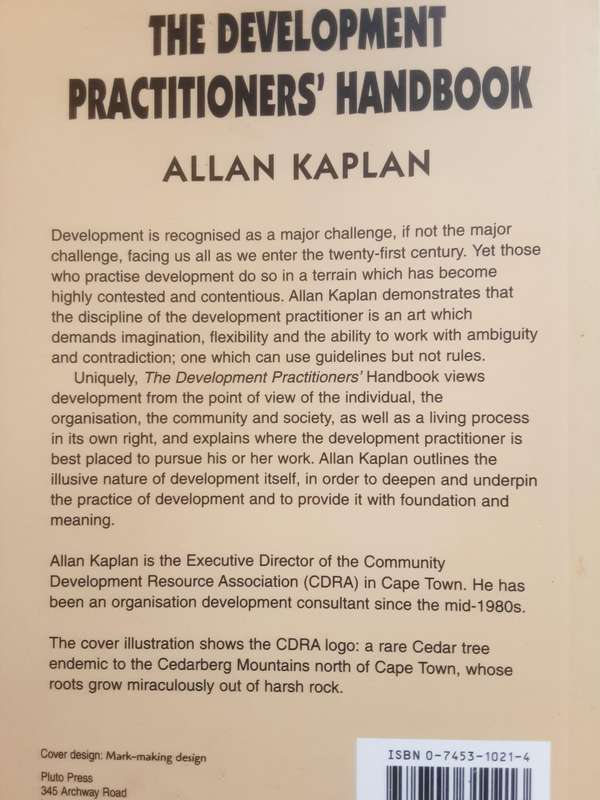 Development Practitioners Handbook by Allan Kaplan