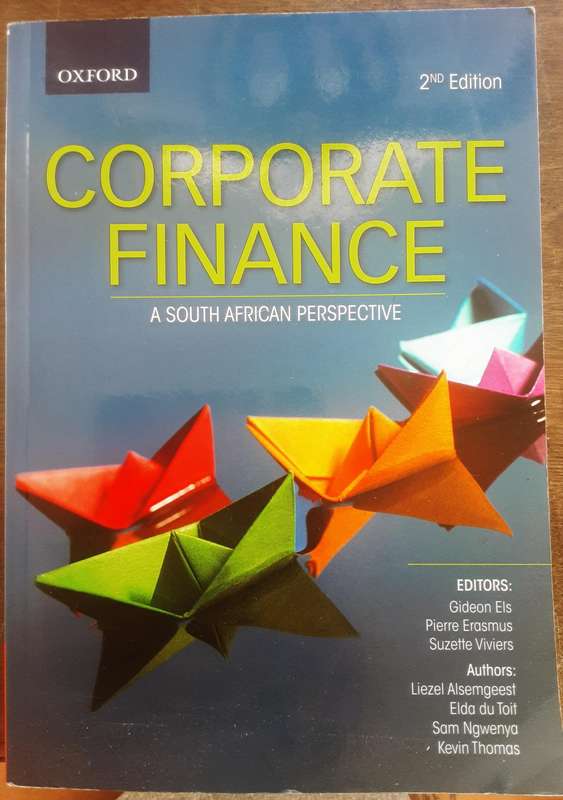 Corporate Finance A South African Perspective 2nd Edition edited by Els, Erasmus, Viviers