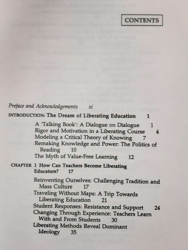 A Pedagogy For Liberation, Dialogues on Transforming Education by Ira Shore & Paulo Freire