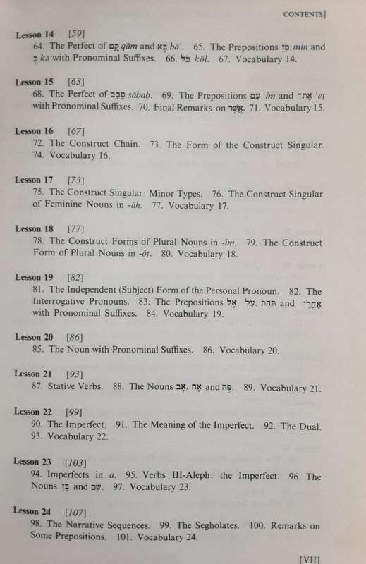 Introduction to Biblical Hebrew by Thomas o Lambdin