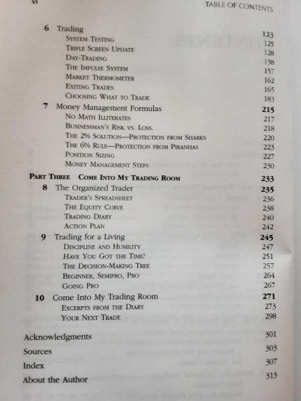 Come Into My Trading Room A Complete Guide to Trading by Dr Alexander Elder