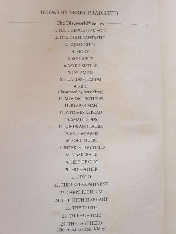 Unseen Academicals by Terry Pratchett - First Edition
