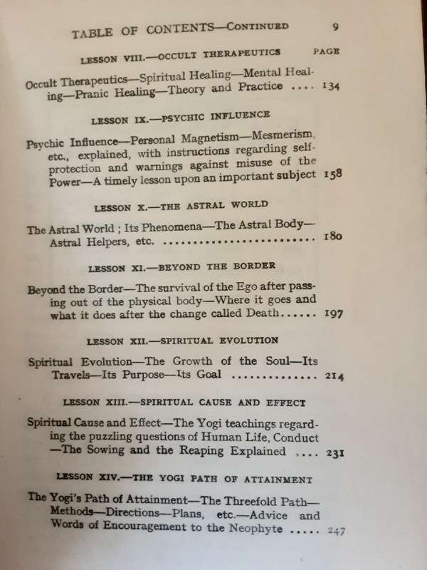Fourteen Lessons in Yogi Philosophy & Oriental Occultism by Yogi Ramacharaka