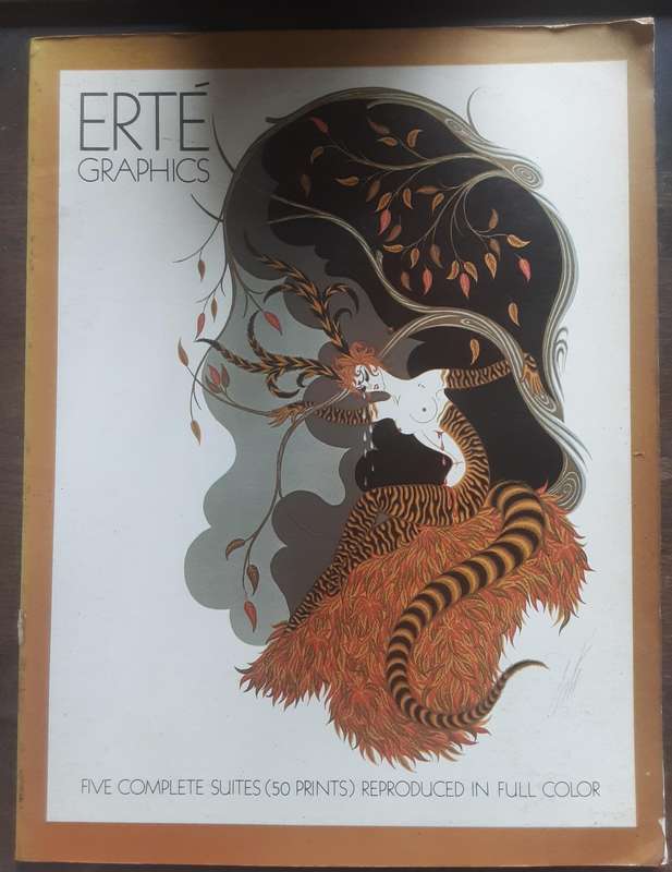 Erte Graphics Five Complete Suites ( 50 Prints ) Reproduced in Full Color