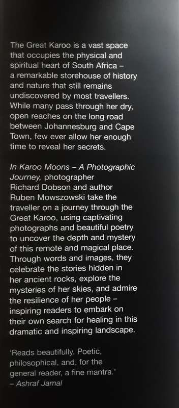 Karoo Moons A Photographic Journey by Richard Mark Dobson text Ruben Mowszowski