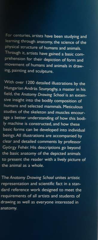 Anatomy Drawing School, Human, Animal, Comparative Anatomy by Andras Szunyoghy & Gyorgy Feher