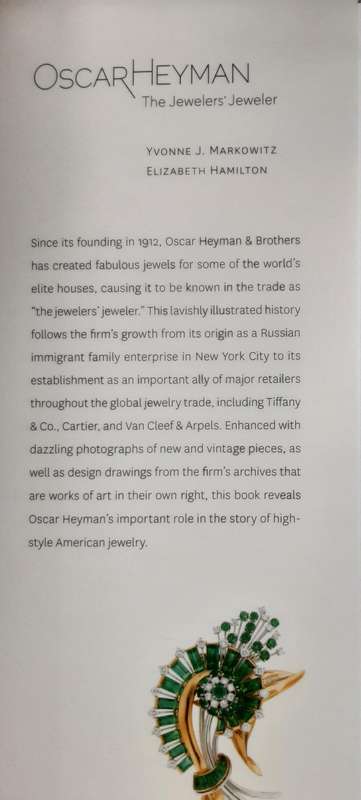 Oscar Heyman The Jewelers Jeweler by Yvonne J Markowitz and Elizabeth Hamilton