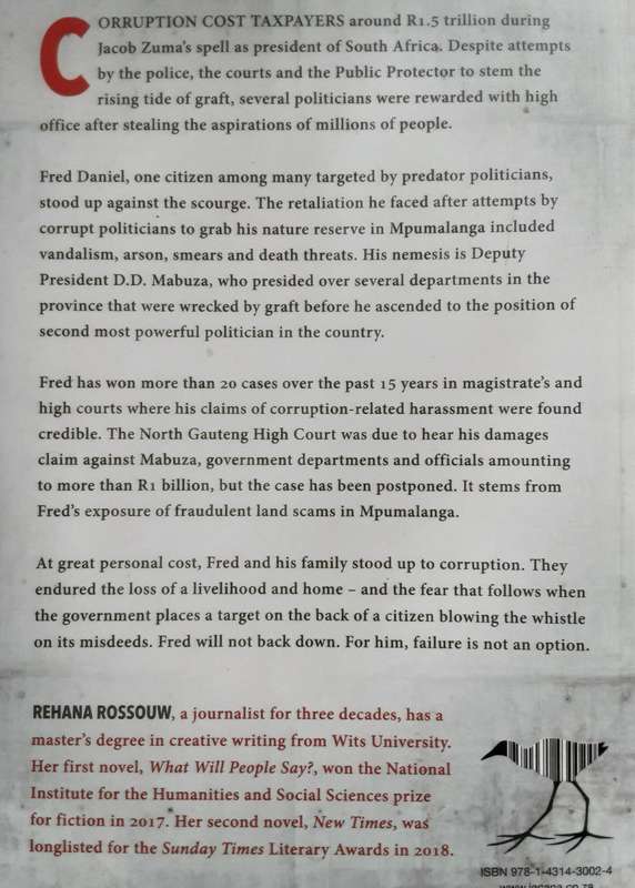 Predator Politics, Mabuza, Fred Daniel and the Great Land Scam by Rehana Rossouw