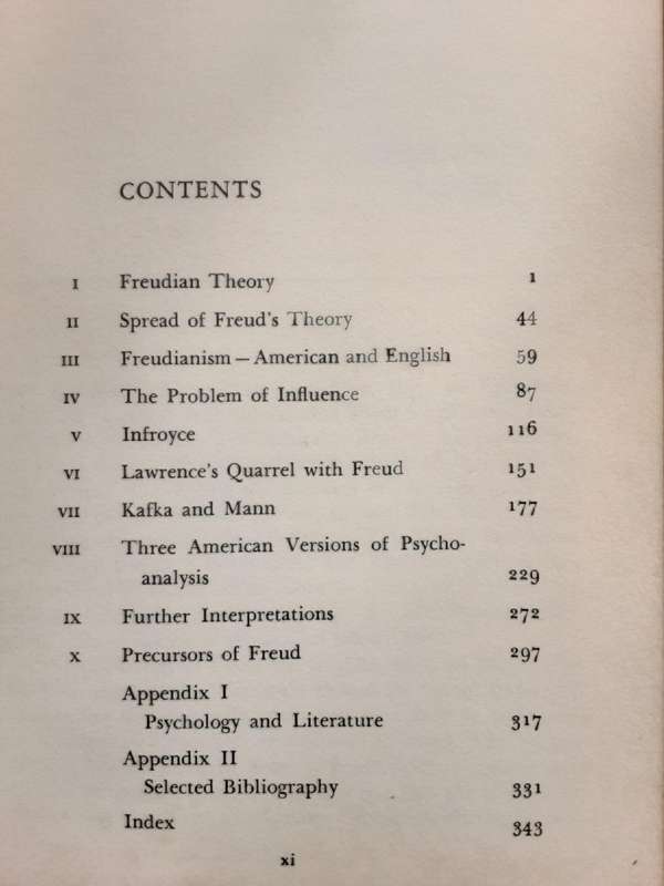 Freudianism and the Literary Mind by Frederick J Hoffman