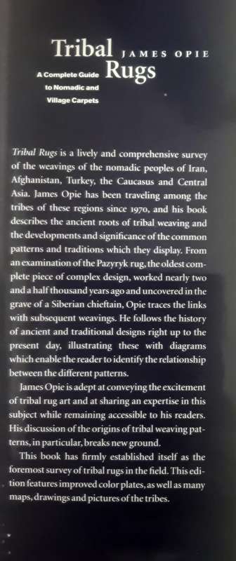 Tribal Rugs A Complete Guide to Nomadic and Village Carpets by James Ople