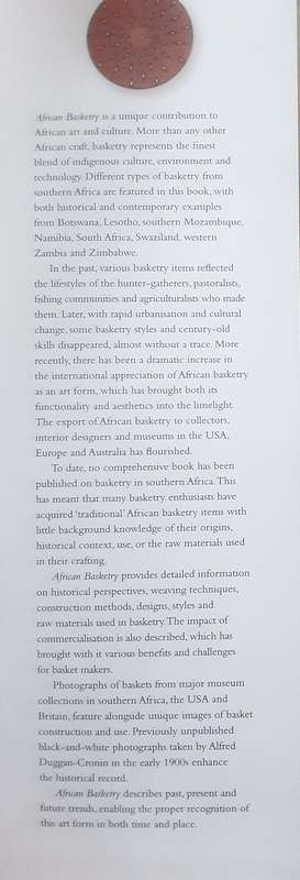 African Basketry, Grassroots Art From Southern Africa by Anthony B Cunningham & M Elizabeth Terry