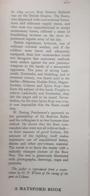 Battles of the Boer War by W Baring Pemberton