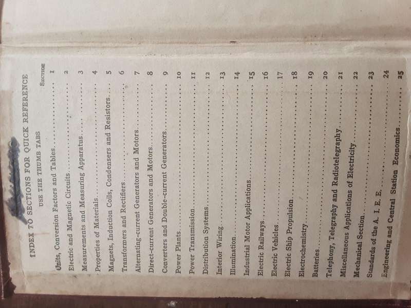 Standard Handbook for Electrical Engineers edited by Frank F Fowle in 1922