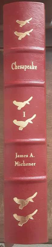 Chesapeake by James A Michener ***full leather Bound 2 volumes Easton Press Edition**