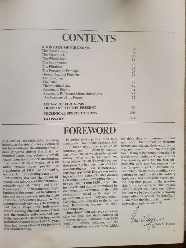 The Illustrated Encyclopedia of Firearms  by Ian V Hogg