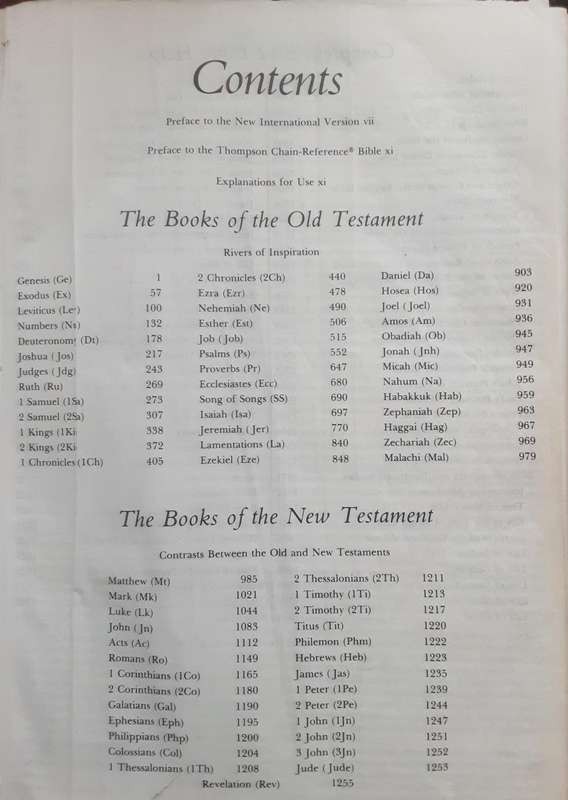 Thompson Chain Reference Bible New International Version Red Letter Edition