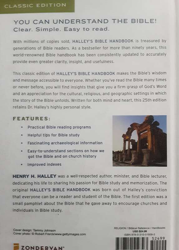 Halley's Bible Handbook Classic Edition Completely Revised and Expanded by Henry H Halley