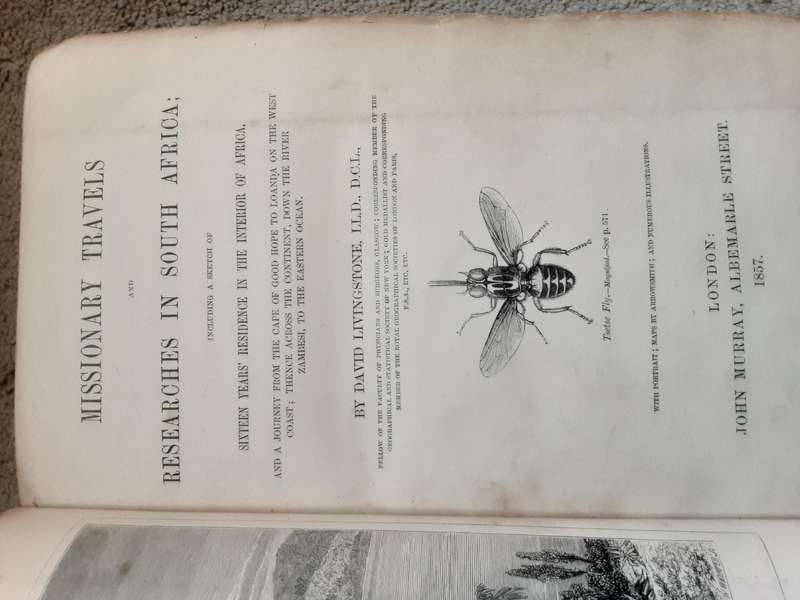 Missionary Travels and Researches in South Africa by David Livingstone ***First Edition 1857***