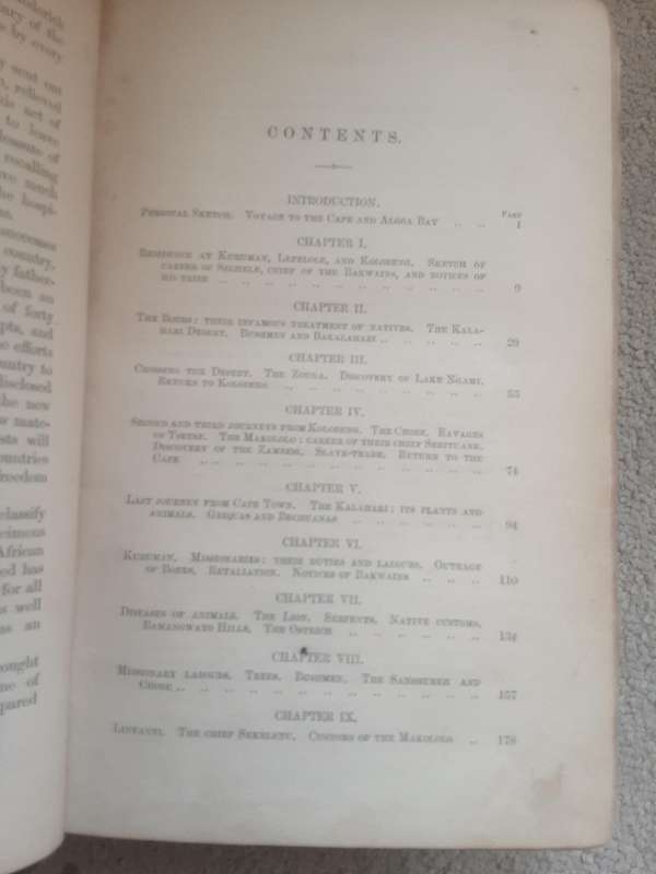 Missionary Travels and Researches in South Africa by David Livingstone ***First Edition 1857***