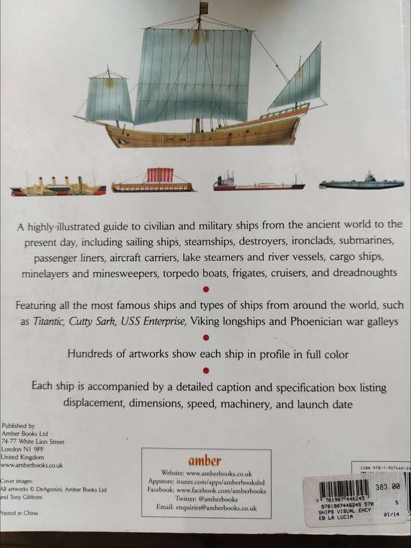 Ships Visual Encyclopedia, more than 1000 Colour Illustrations  by David Ross