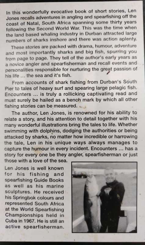 Encounters With Sharks,  Dolphins and Big Fish written by Len Jones