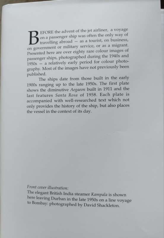 Halcyon Days, Passenger Liners in the 1940s and 1950s by Nigel Hughes & Trevor Jones