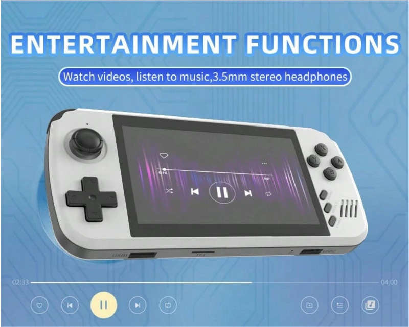Powkiddy Retro Entertainment Console Emulator X39PRO, Classic Upgraded Player Arcade Joystick