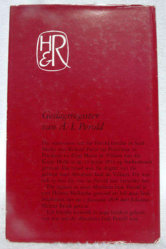 Abraham Izak Perold - Wegwyser van ons Wingerdbou -- R.U. Kenny
