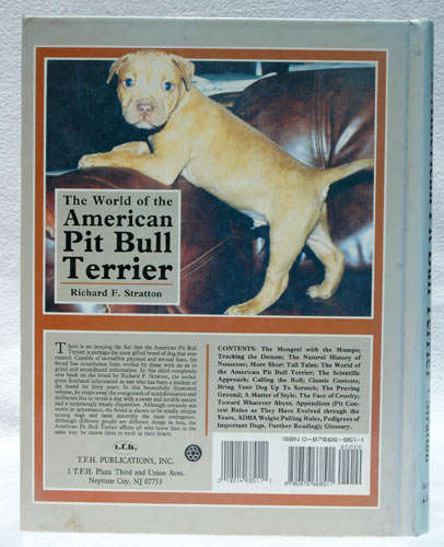 The World of the American Pit Bull Terrier -- Richard Stratton