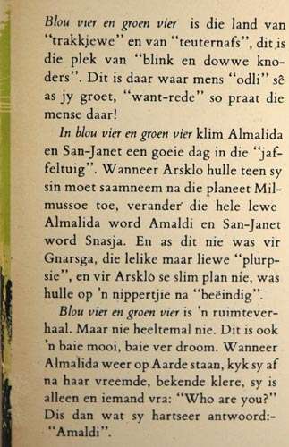 Blou Vier en Groen Vier -- Ilse Steenberg