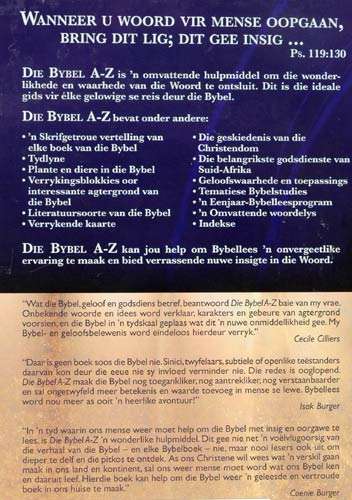 Die Bybel A-Z -- Jan van der Watt