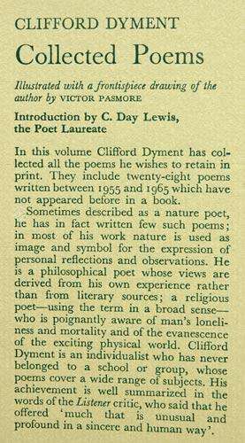 Collected Poems -- Clifford Dyment