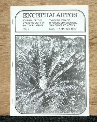 Cycads of South Africa & Encephalartos Journal of the Cycad Society of Southern Africa No.9