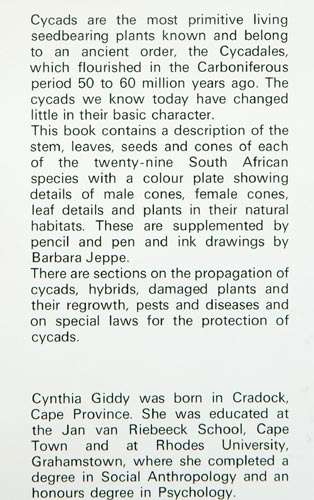 Cycads of South Africa & Encephalartos Journal of the Cycad Society of Southern Africa No.9