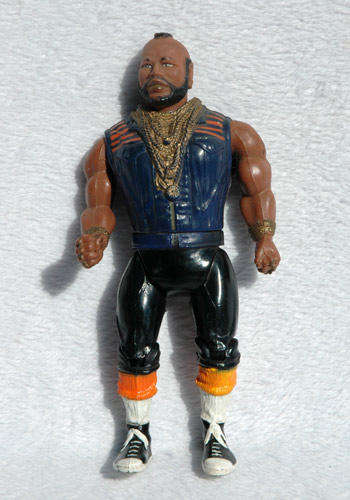 Vintage 1983 THE A-TEAM B.A. BARACUS Mr. T 6" Action Figure Cannell Galoob