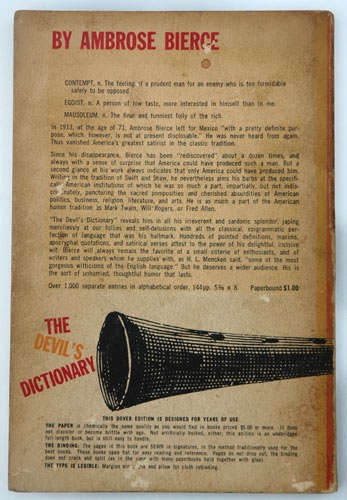 The Devil's Dictionary -- Ambrose Bierce