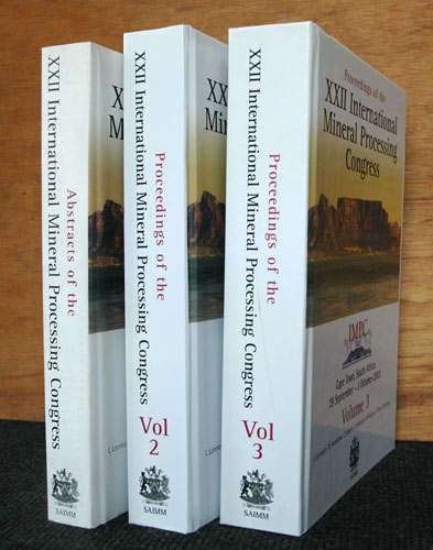 Abstracts of the XXII  International Mineral Processing Congress - 3 volumes