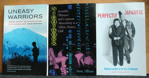 Contemporary Japanese interest - 3 books by Merry Isaacs White, Cynthia Enloe & Anne Allison