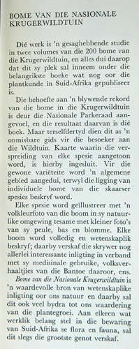 Bome van die Nasionale Krugerwildtuin -- P. van Wyk (Deel 1 & Deel2)